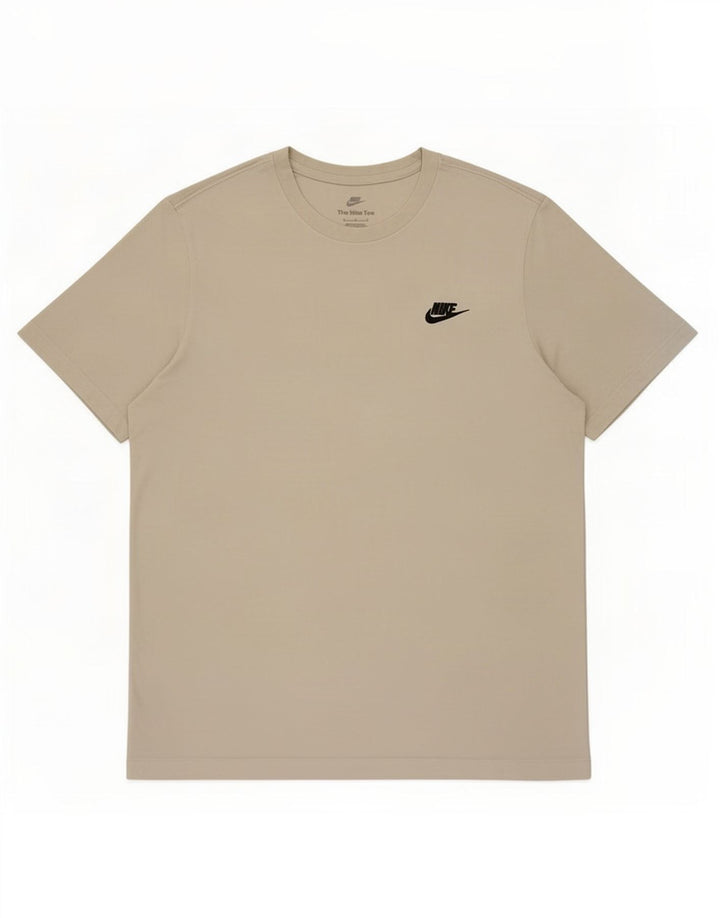 T-shirt męski Nike, duży, beżowy, bawełniany