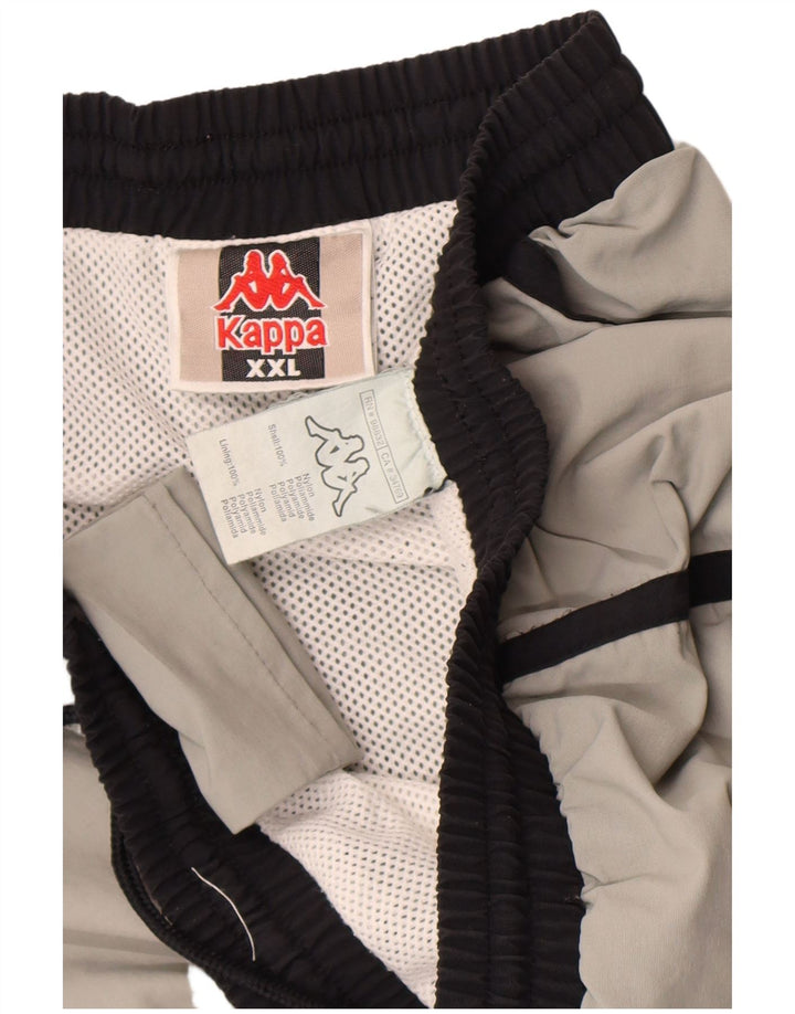 Męskie spodenki kąpielowe Kappa 2XL Szary nylon z blokami kolorów