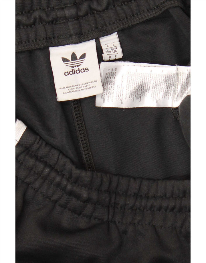 Adidas Męskie spodnie dresowe Joggery, duże, czarne, poliestrowe