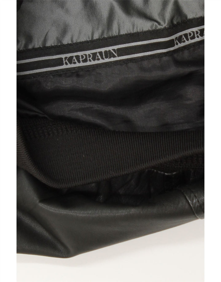 Męska kurtka skórzana KAPRAUN UK 40 duża czarna