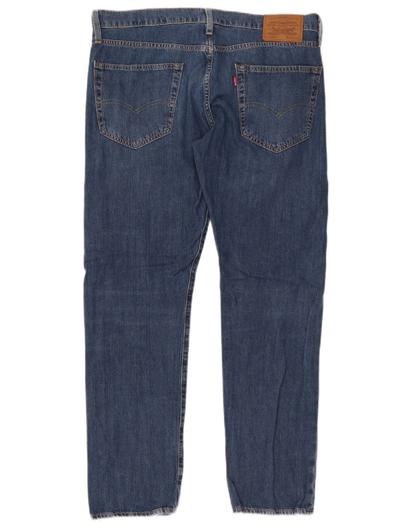 Męskie jeansy Levi's 502 Tapered W34 L32 Niebieskie bawełniane