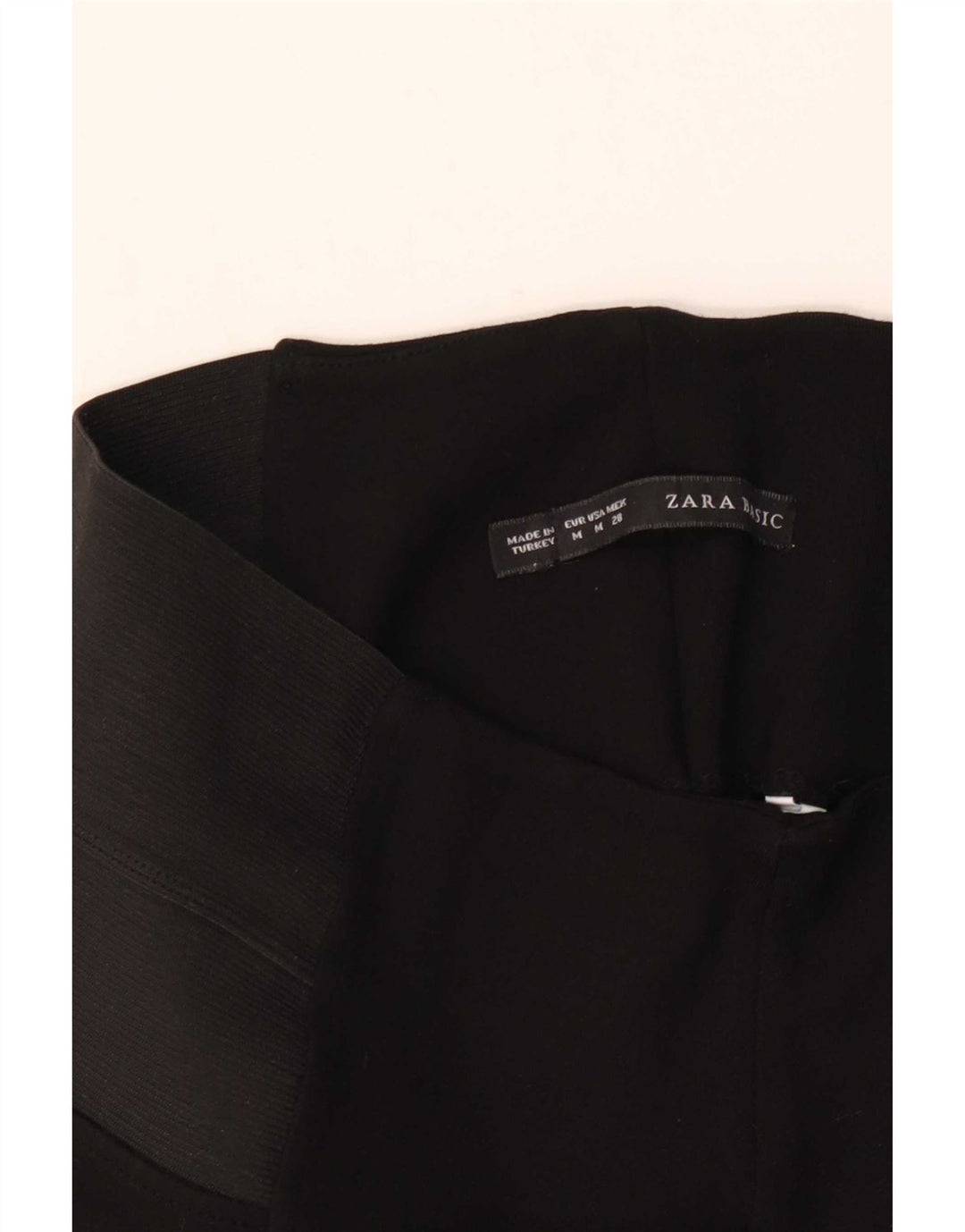 Damskie legginsy Zara w kolorze średniej czerni