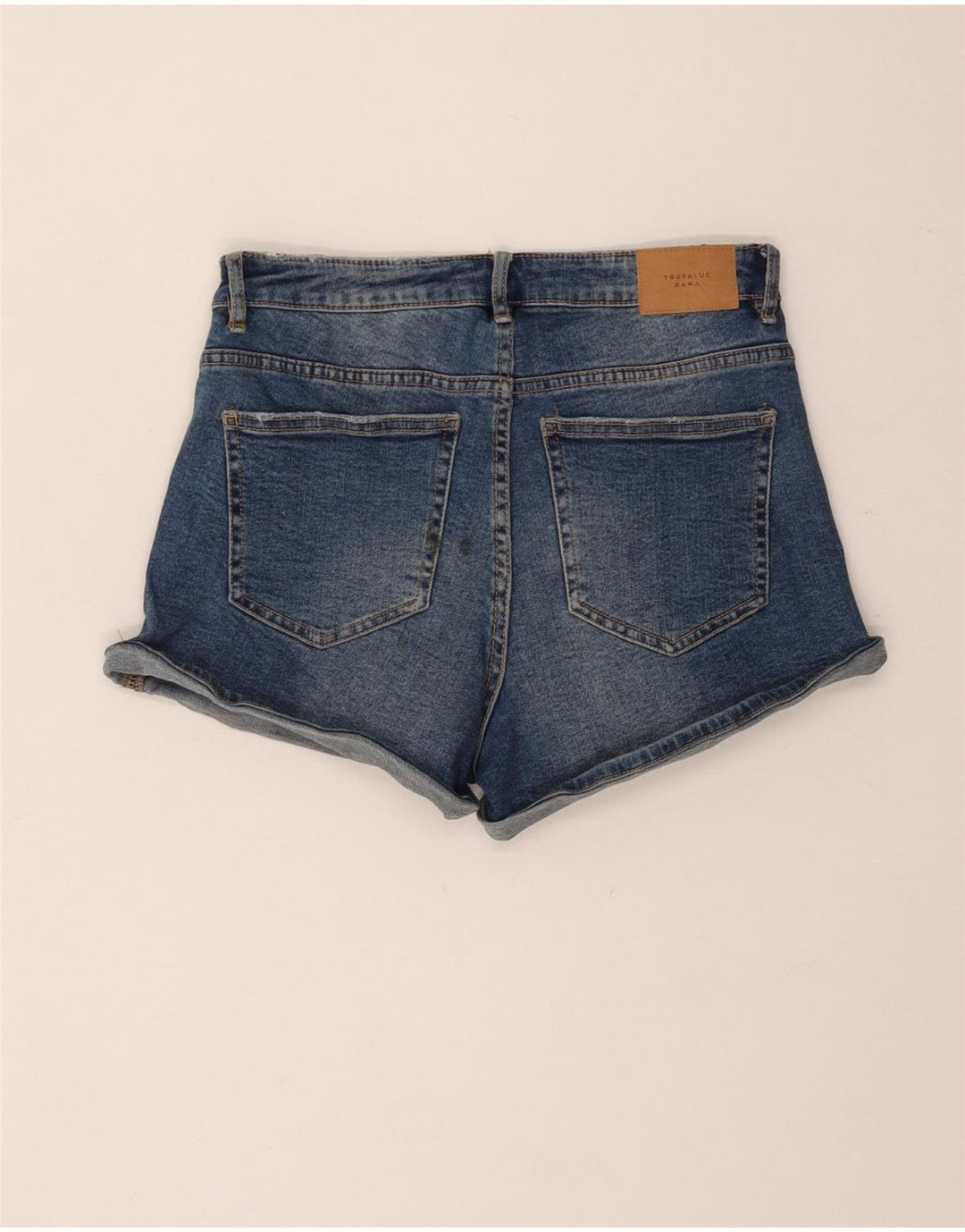 Damskie spodenki jeansowe Zara w trudnej sytuacji EU 36 XS W26 niebieskie