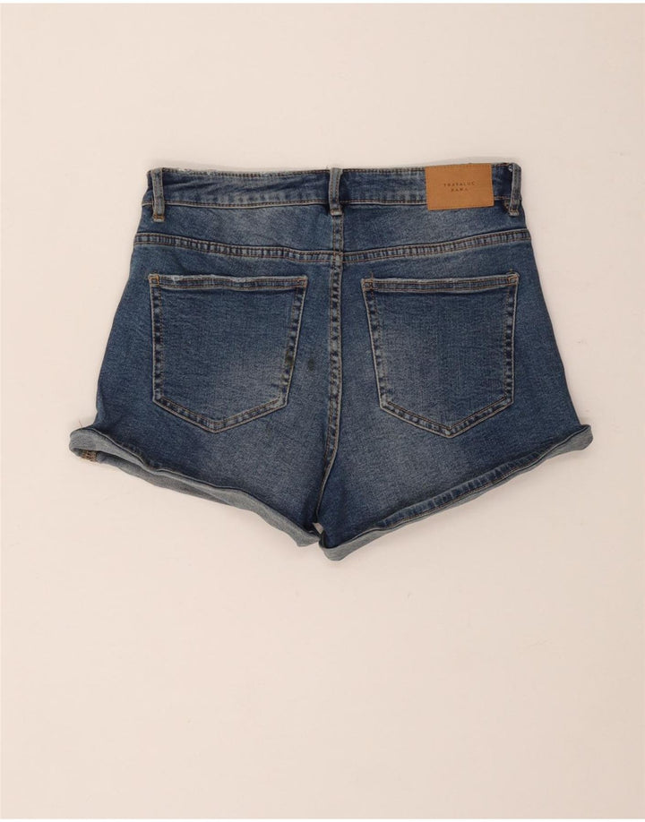 Damskie spodenki jeansowe Zara w trudnej sytuacji EU 36 XS W26 niebieskie