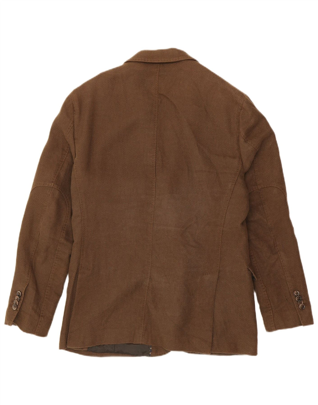MASSIMO DUTTI Męska marynarka zapinana na 2 guziki UK 38 Średni brązowy wiskoza