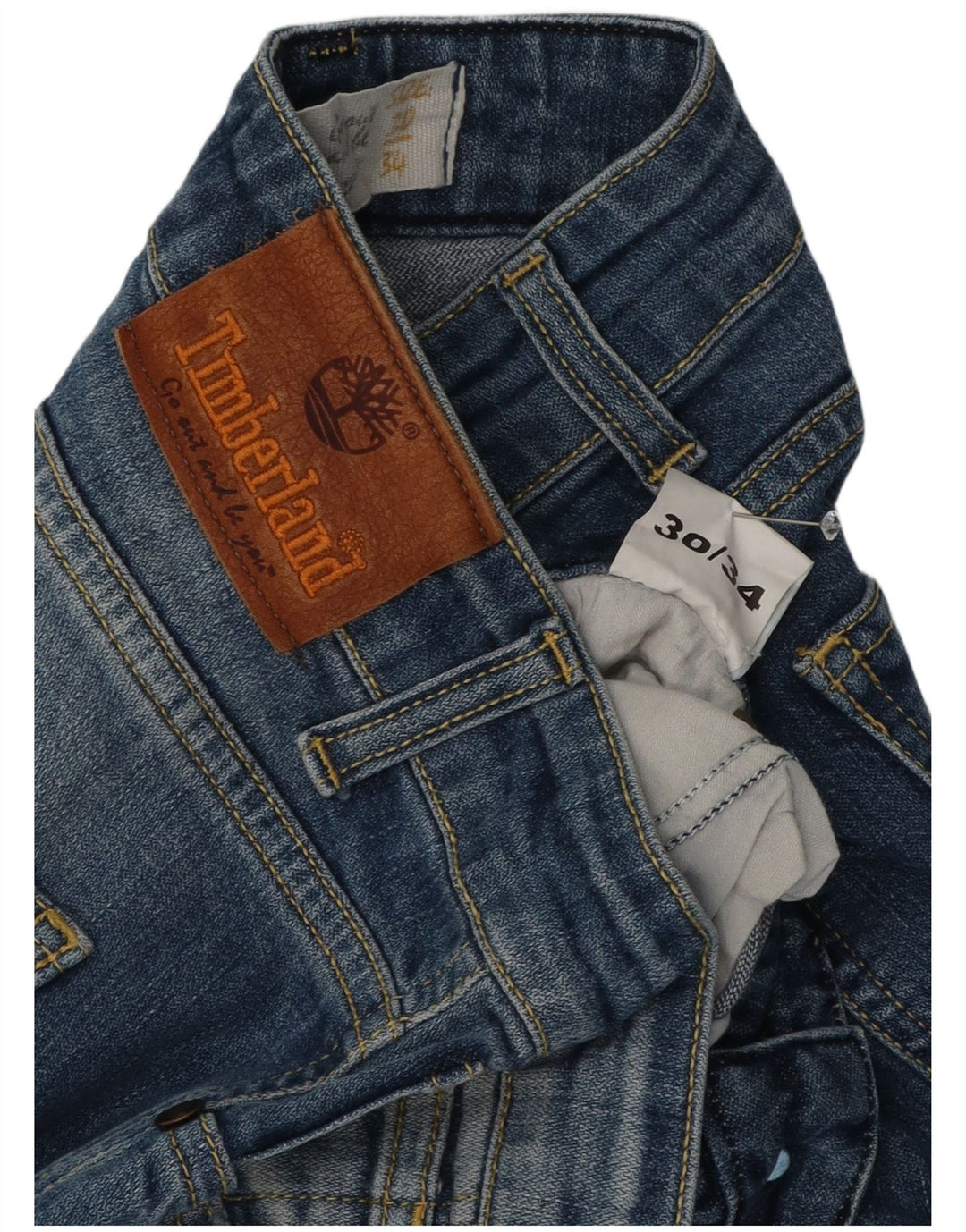 Damskie jeansy zwężane Timberland W30 L28 Niebieskie