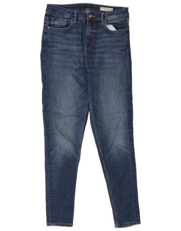Marks & Spencer Damskie Ivy Skinny Jeans UK 14 Large W32 L29 Niebieskie bawełniane