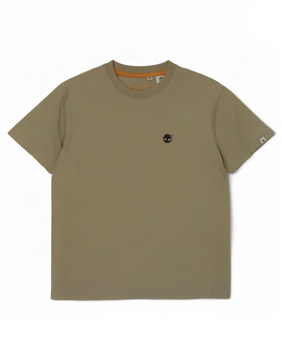 Męski T-shirt z grafiką Timberland, mały, bawełniany khaki