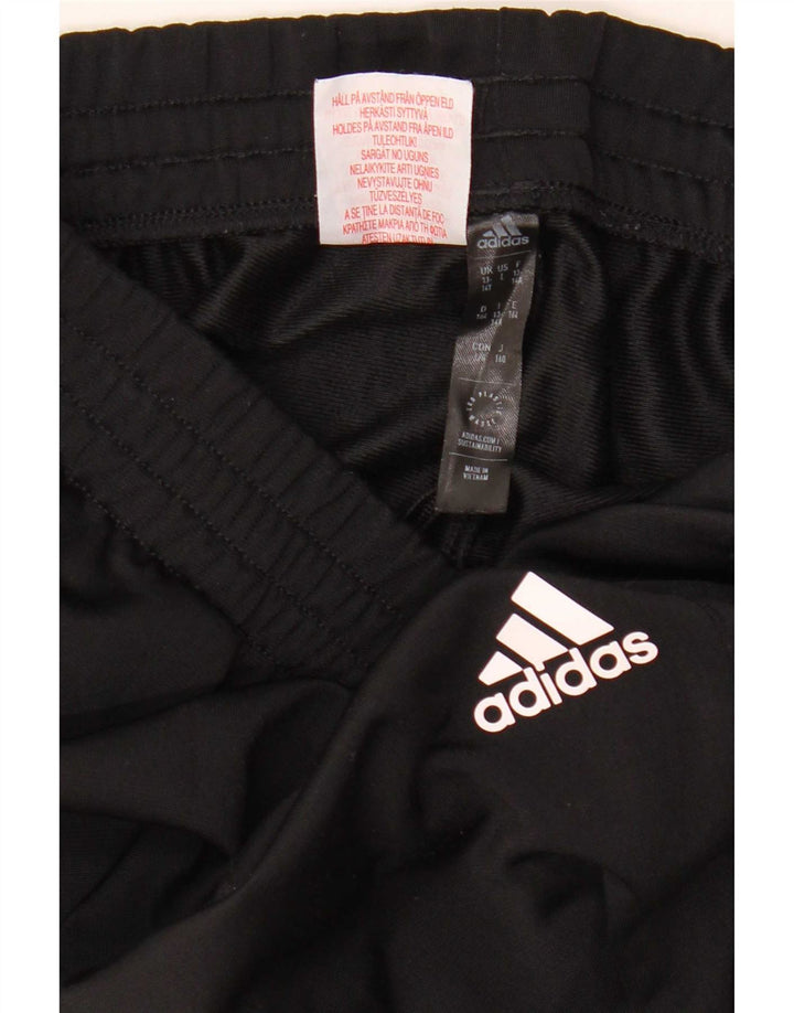 Chłopięce spodnie dresowe Adidas 13-14 lat, czarny poliester