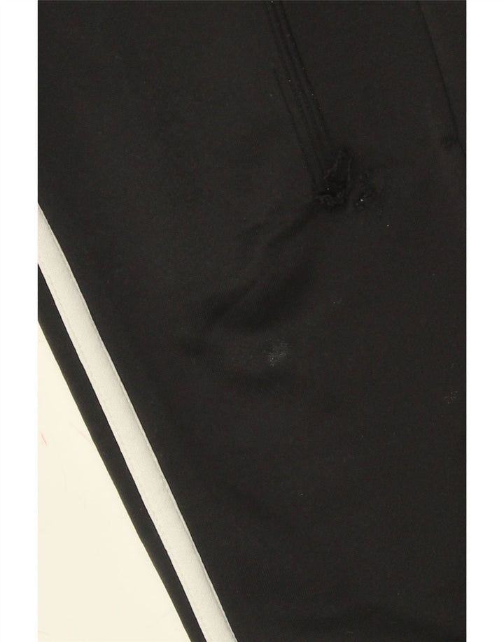 ADIDAS Womens Tracksuit Trousers Joggers UK 12 /14 Medium  Black Polyester Vintage Adidas and Second-Hand Adidas from Messina Hembry 