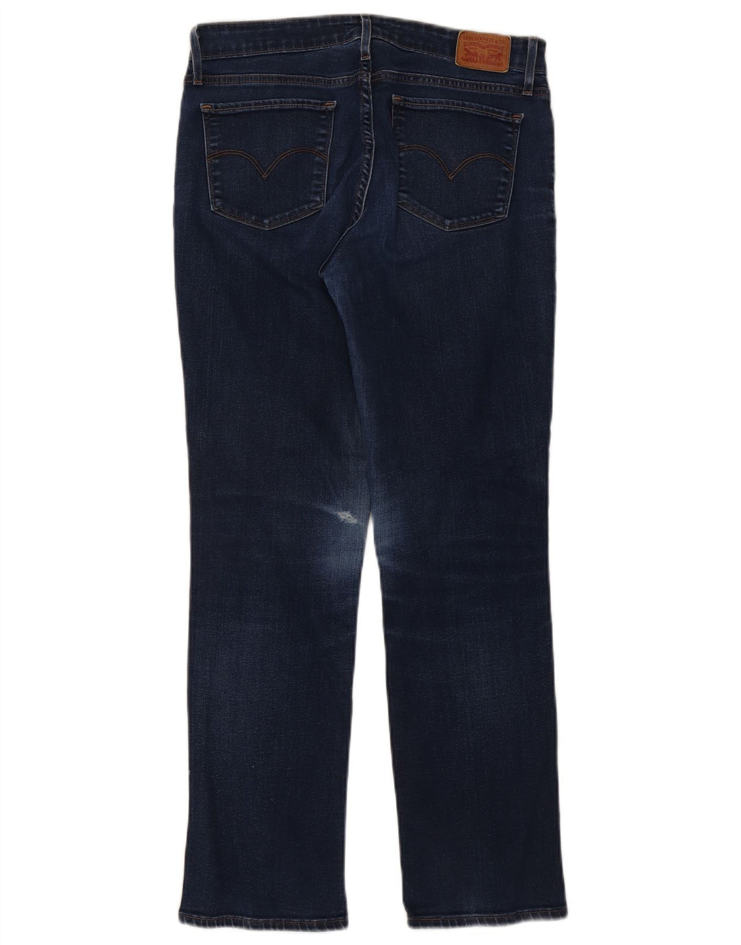 Damskie jeansy Levi's 714 Straight W30 L29 Granatowe