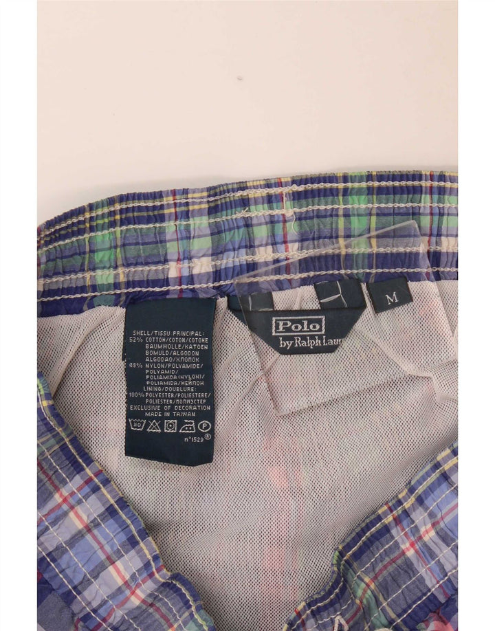 Męskie spodenki kąpielowe Polo Ralph Lauren, średnia, wielobarwna krata, bawełniana