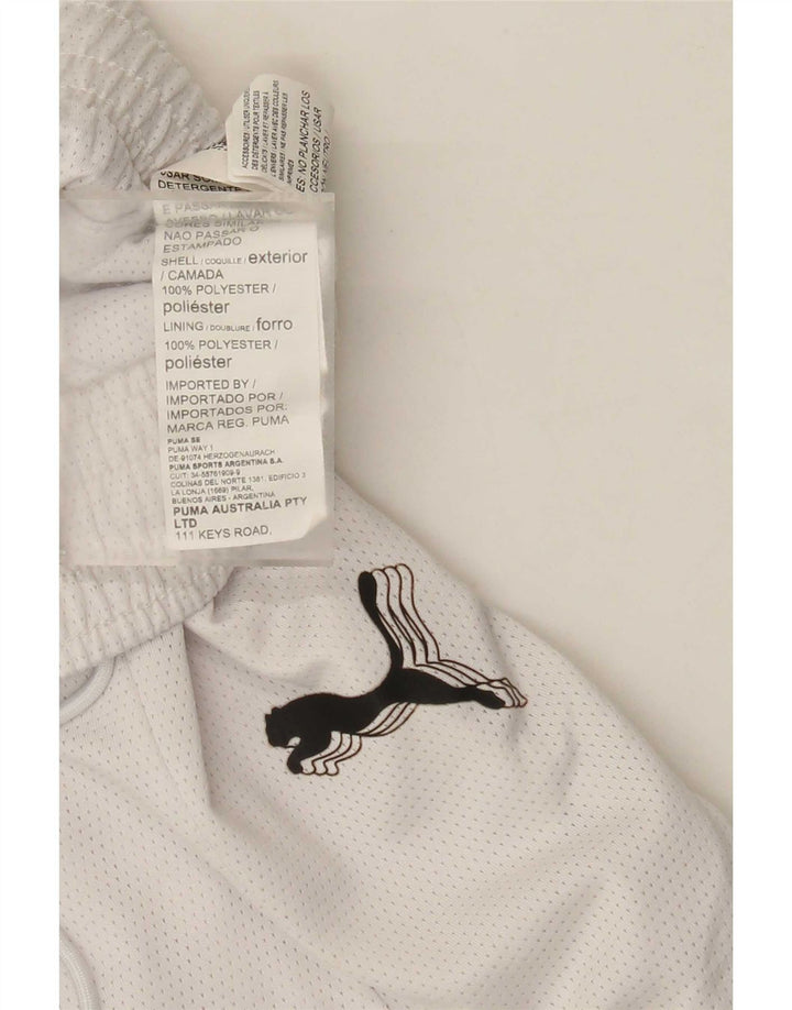 Damskie spodenki sportowe Puma UK 8, małe, białe, poliestrowe