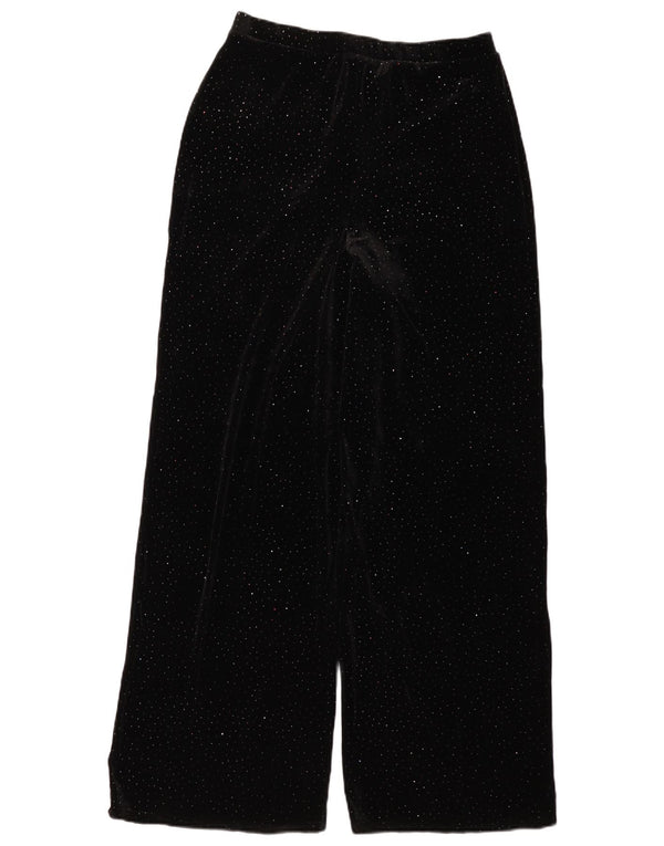 Damskie sztruksowe spodnie z szerokimi nogawkami Phase Eight UK 12 Medium W30 L31 Czarne