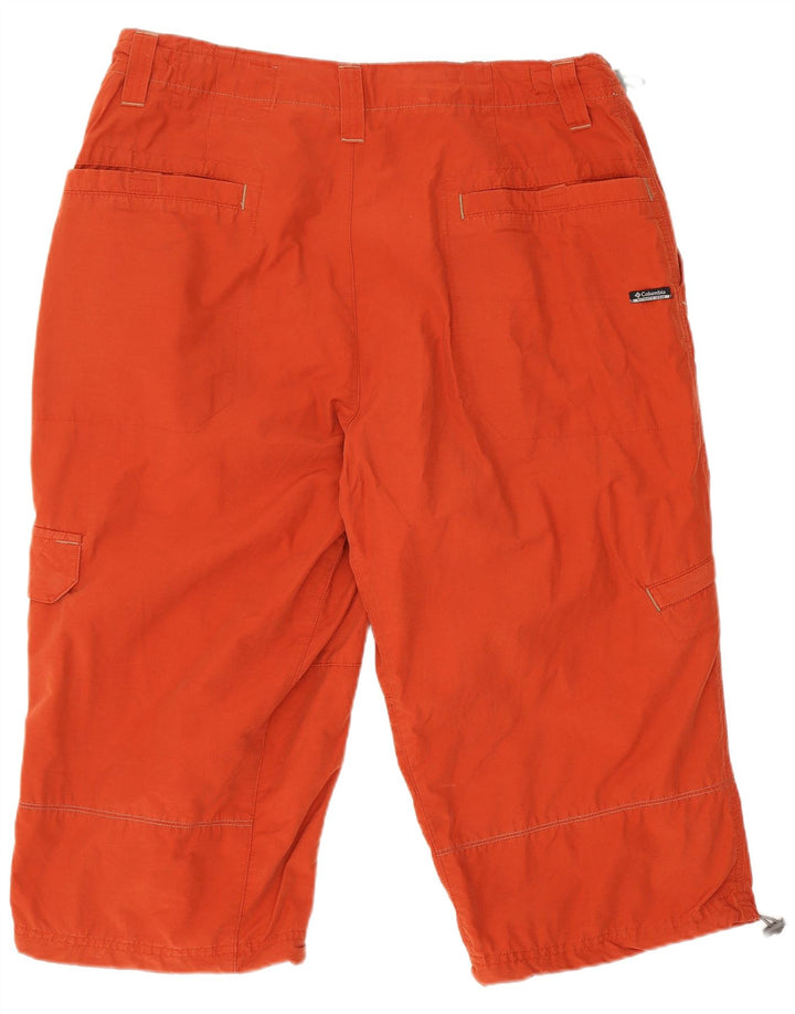 Męskie spodenki cargo Columbia W34, duże, pomarańczowe, bawełniane