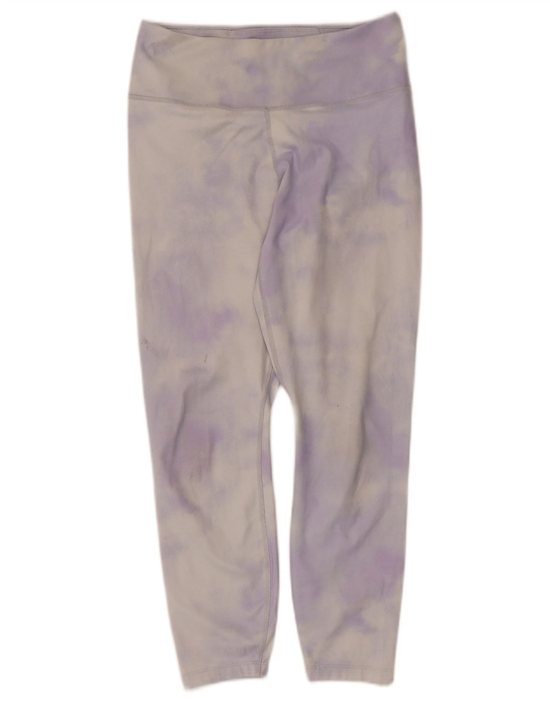 Damskie legginsy Nike Dri Fit Capri UK 8, mały, fioletowy, poliestrowy krawat