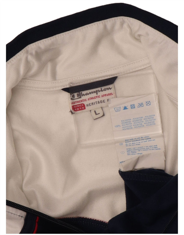 Kurtka damska CHAMPION Heritage Fit dresowa UK 14, duża, granatowa