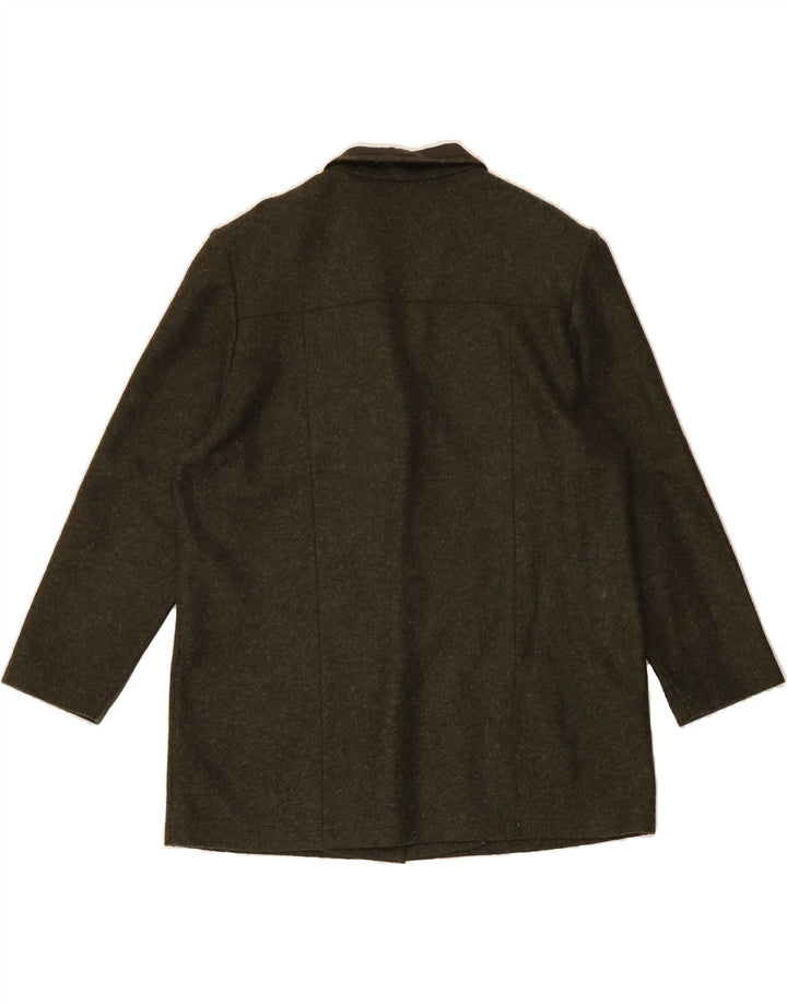 FRANKENWALDER Womens 4 Button Blazer Jacket IT 44 Medium Green Wool Vintage Frankenwalder and Second-Hand Frankenwalder from Messina Hembry 