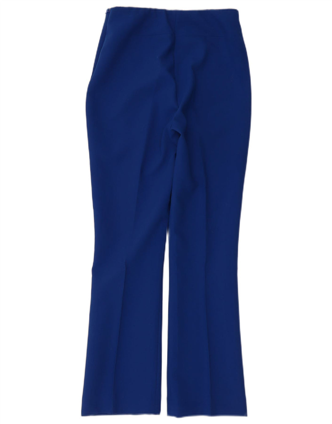 Damskie spodnie typu bootcut Zara XS W24 L26 Niebieski poliester