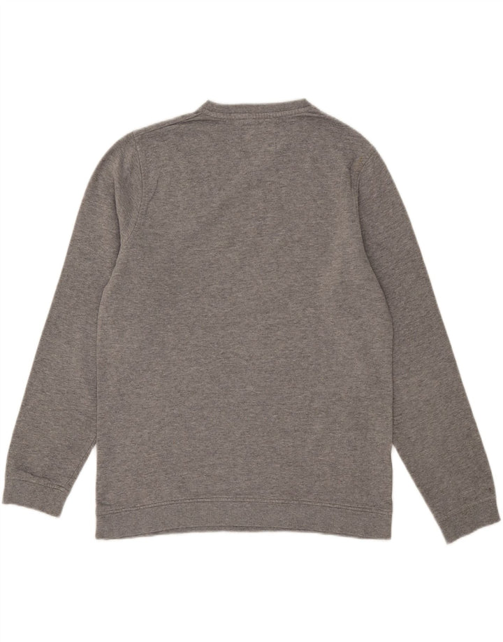Męska bluza z grafiką Jack & Jones, duża, szara, nakrapiana bawełna