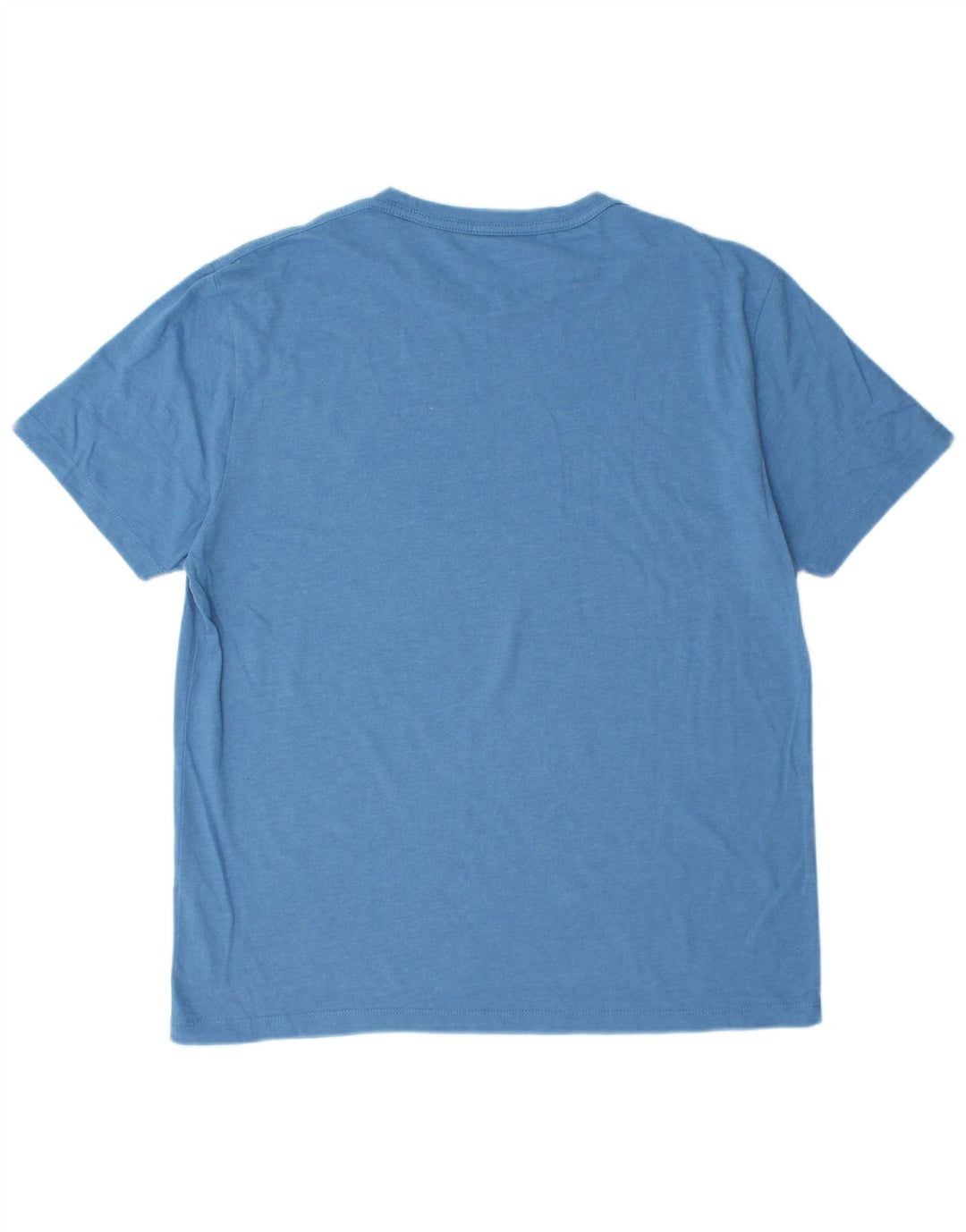T-shirt męski All Saints o regularnym kroju, duży, niebieski, bawełniany
