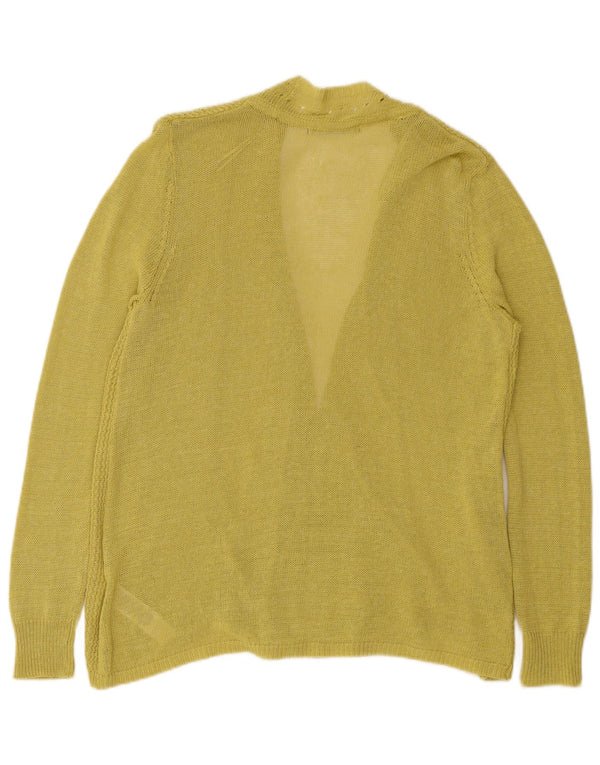 Marks & Spencer Damski sweter rozpinany UK 16, duży, zielony, wiskoza