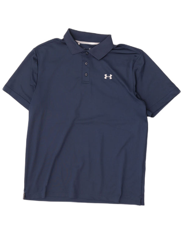 Męska koszulka polo Under Armour Heat Gear, duża, granatowa