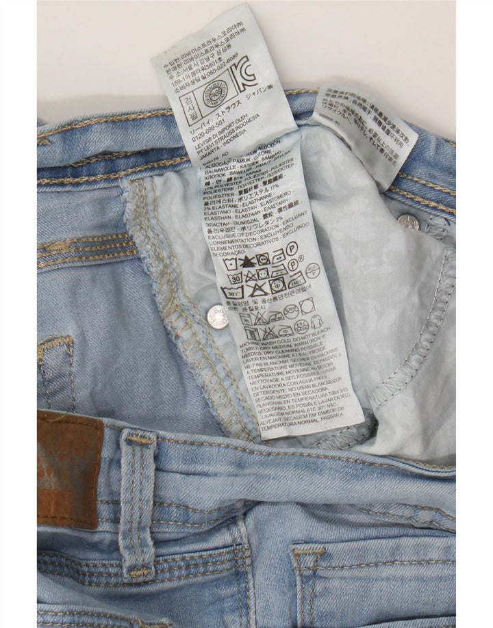 Damskie jeansy Levi's 529 Curvy Bootcut W32 L32 Niebieska bawełna