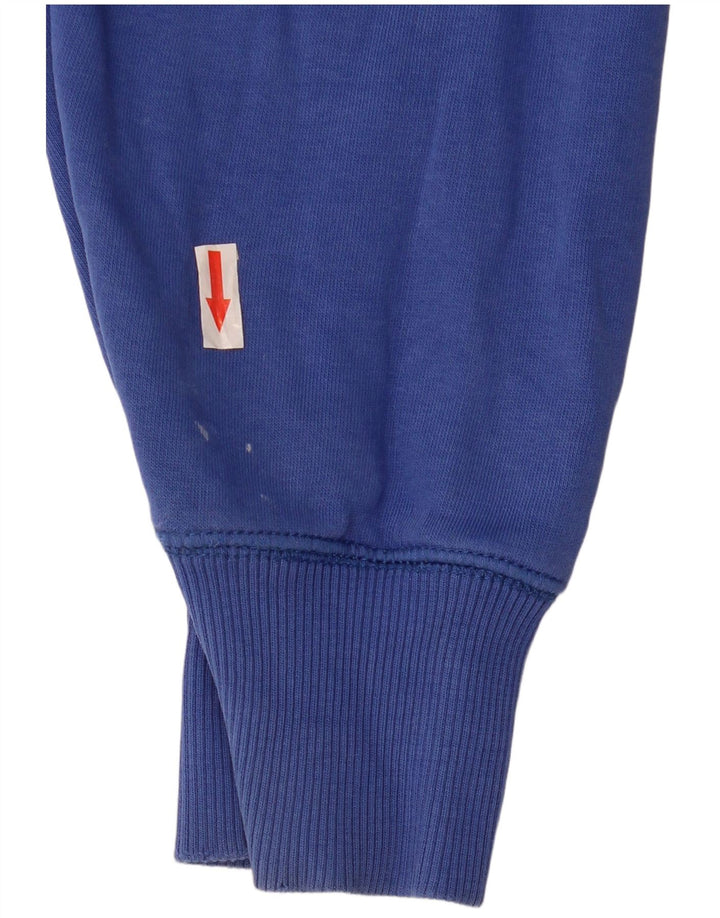 Męski sweter z kapturem i zamkiem błyskawicznym Nike, duży, niebieski, bawełniany
