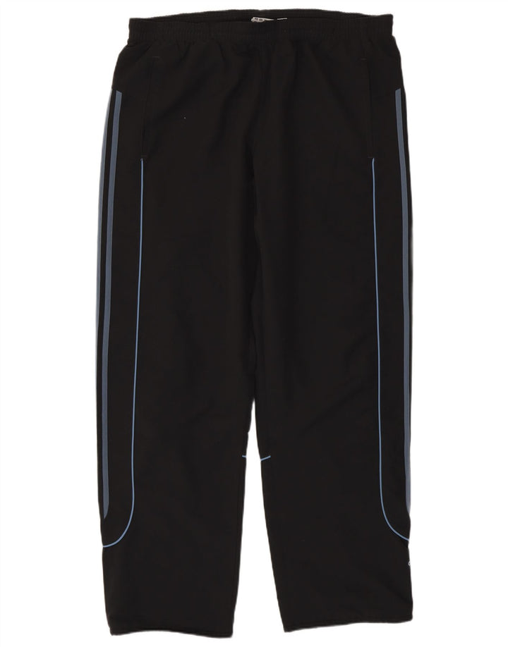 Męskie spodnie dresowe ADIDAS UK 44/46, duże, szare, poliestrowe