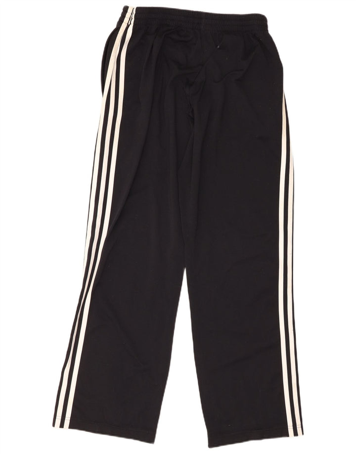 Męskie spodnie dresowe Adidas, małe, czarne, poliestrowe