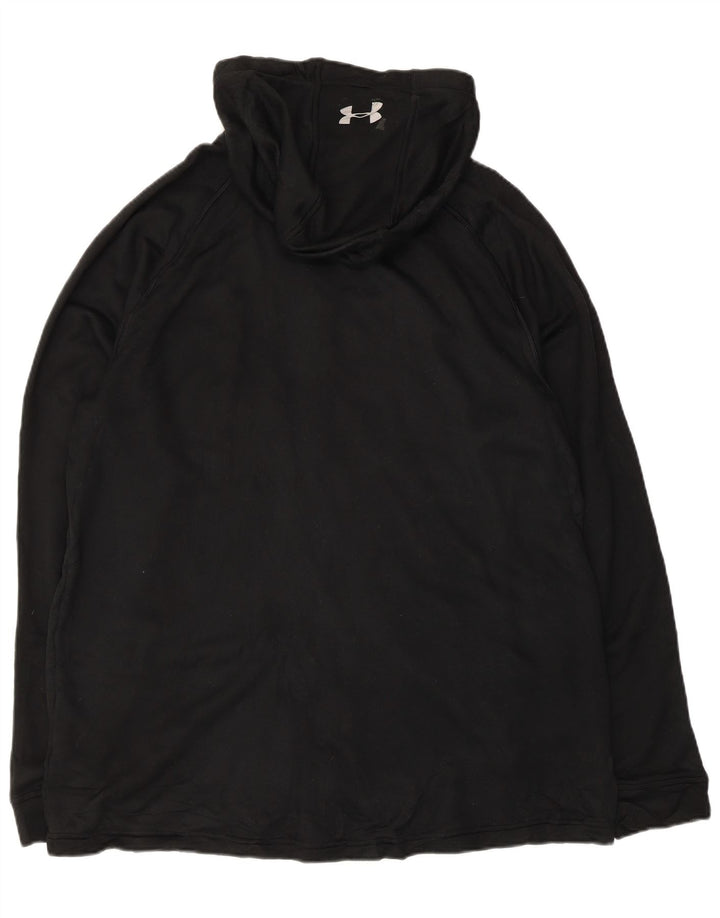 Męski sweter z kapturem i zamkiem Under Armour XL, czarny, poliestrowy