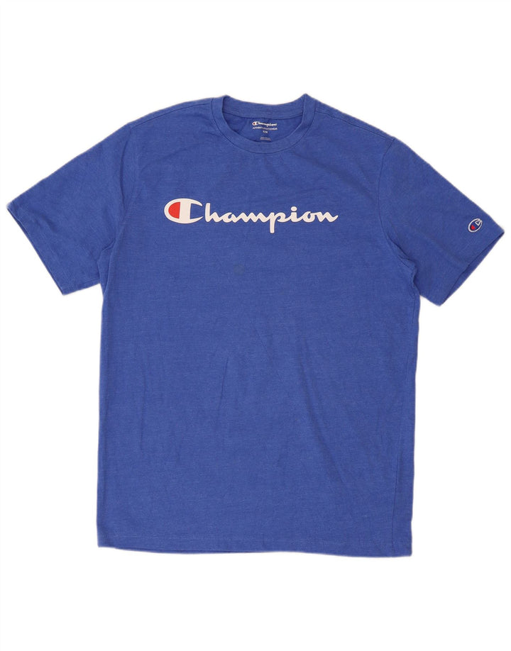 Męska koszulka Champion Regular Graphic Top Medium Blue