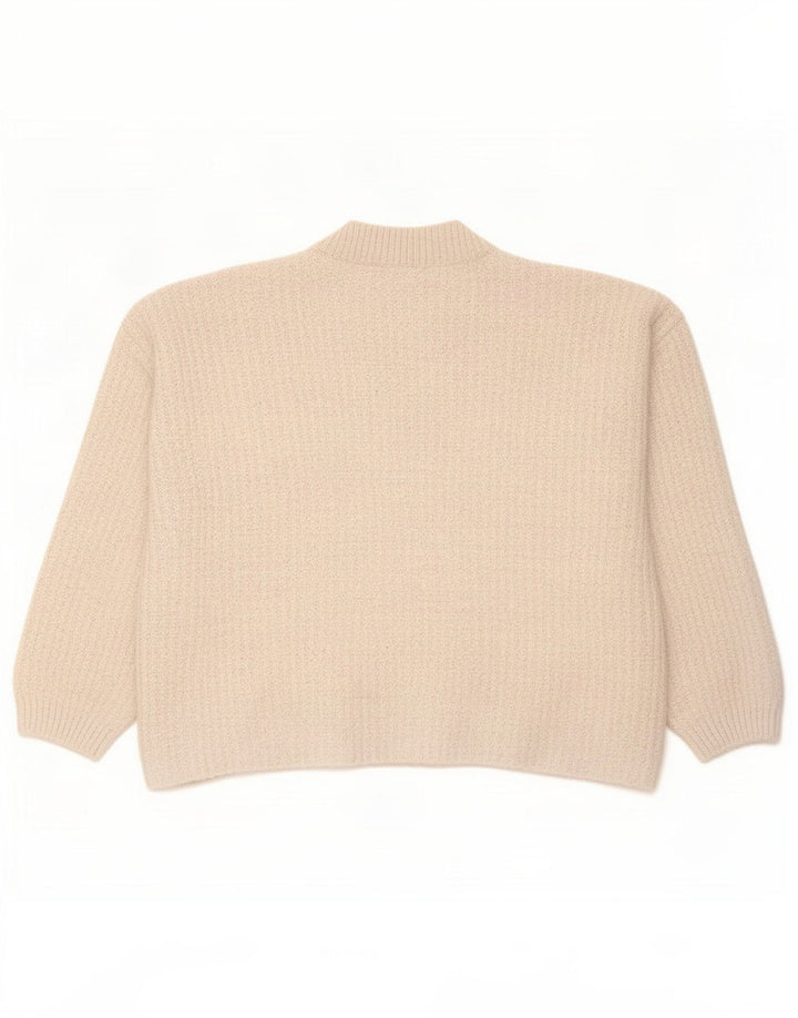 Marks & Spencer Damski sweter z golfem, UK 14, średni beż