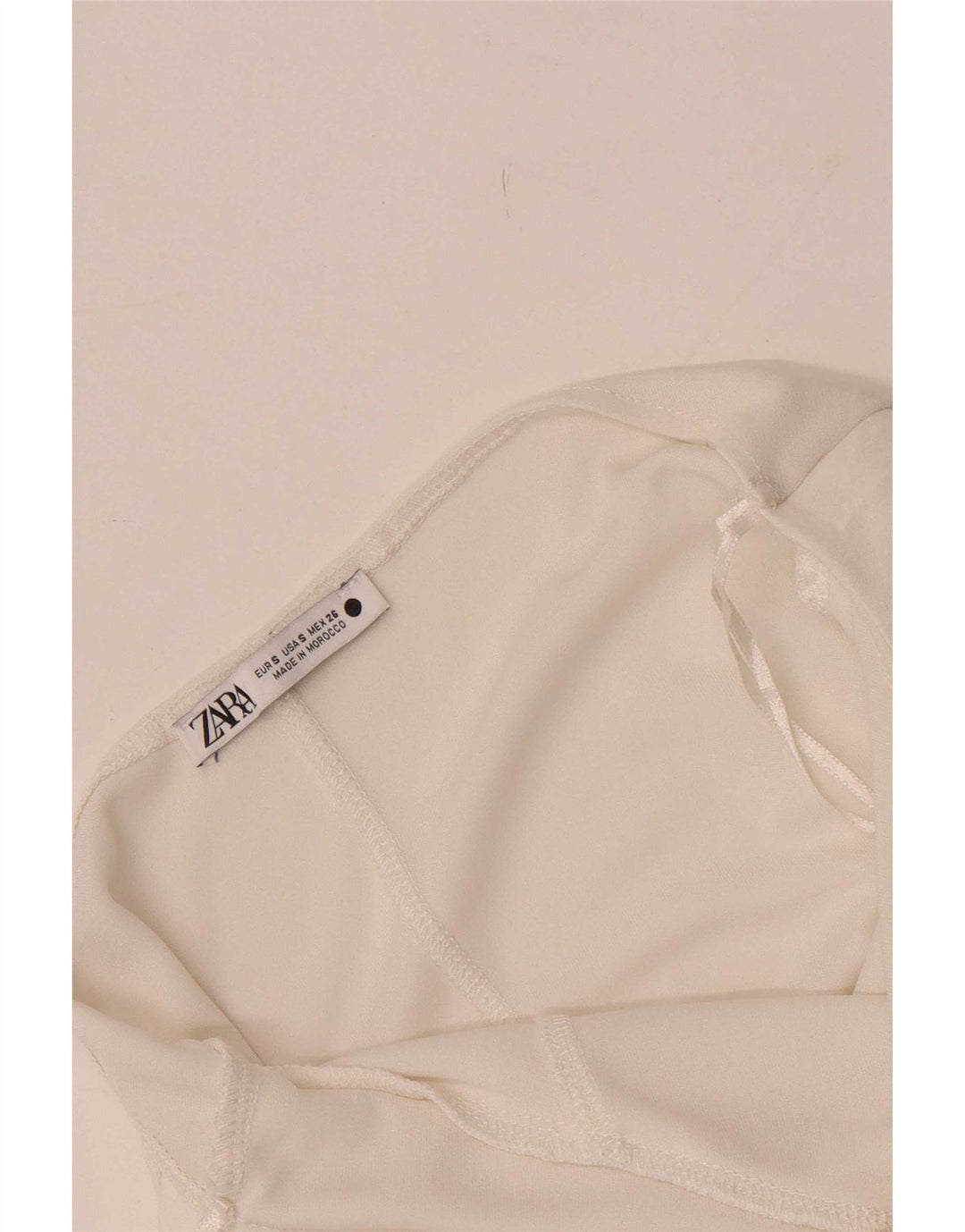 Damskie body bez rękawów Zara UK 8 Small White
