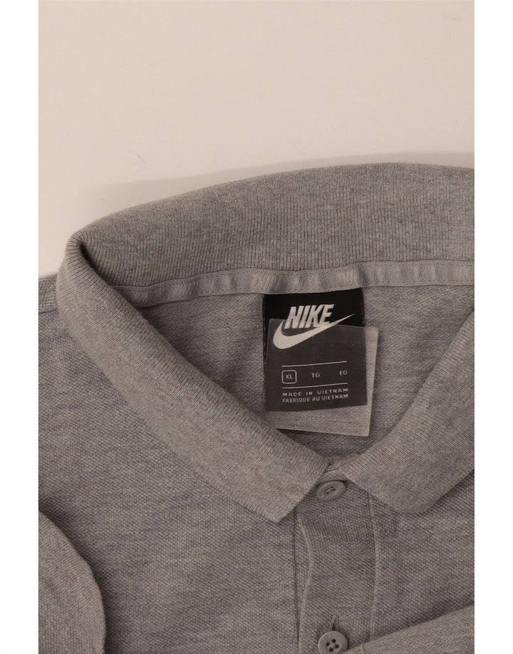 Męska koszulka polo Nike XL, szara, nakrapiana