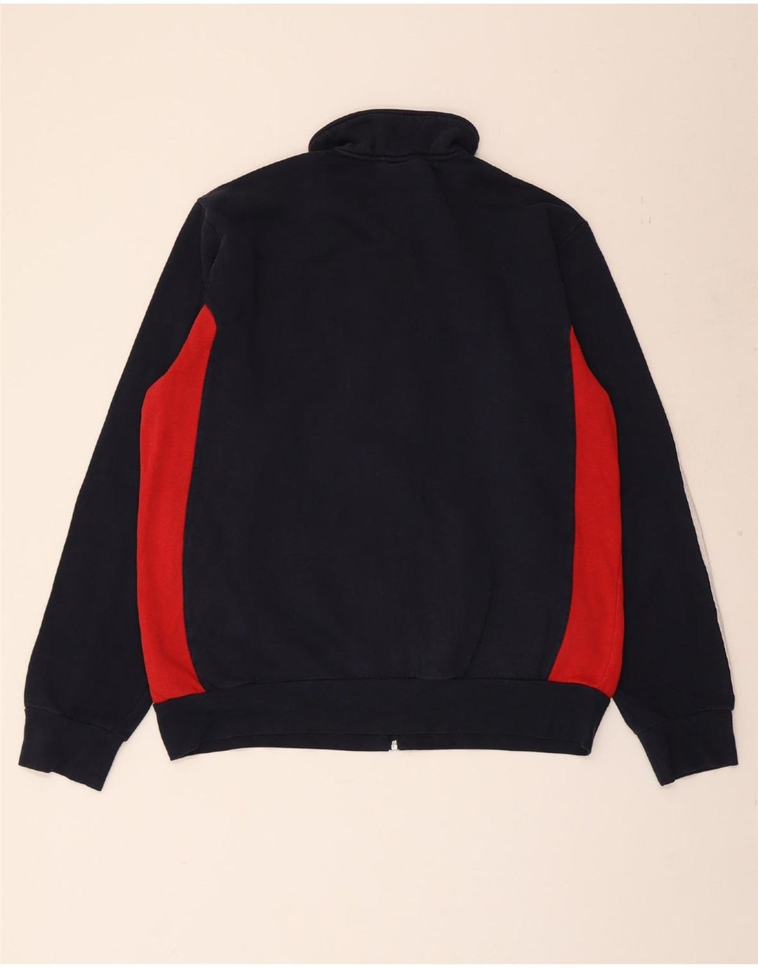 Adidas Męska bluza dresowa XL, granatowa, z blokami kolorów, bawełniana