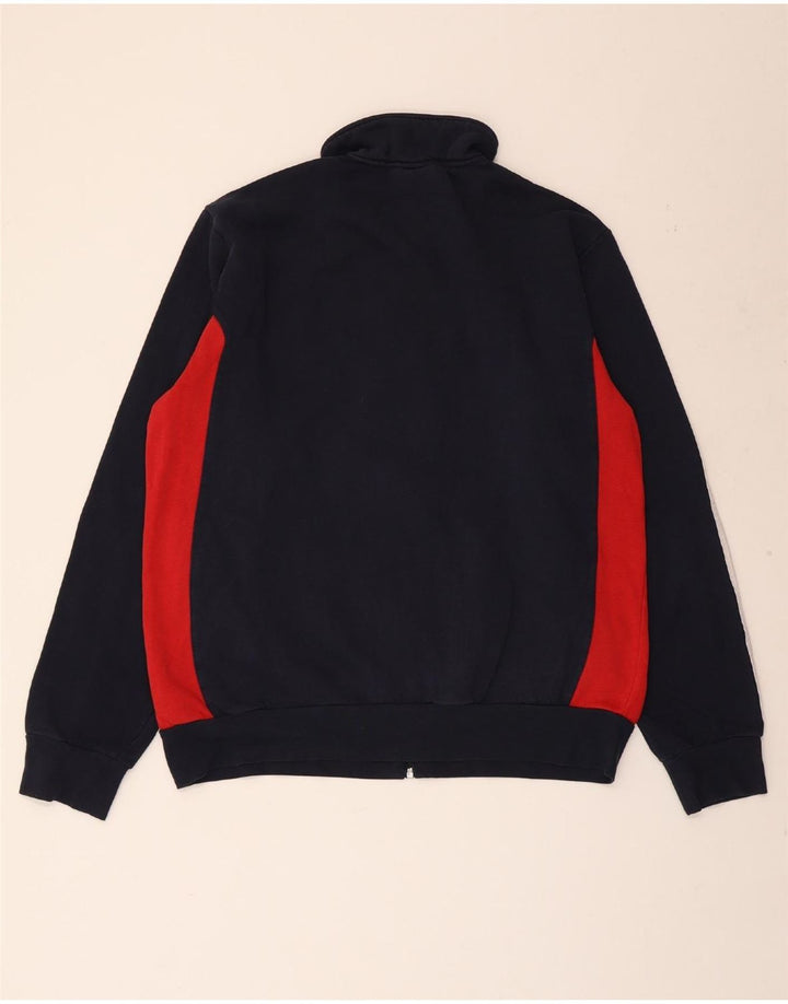 Adidas Męska bluza dresowa XL, granatowa, z blokami kolorów, bawełniana