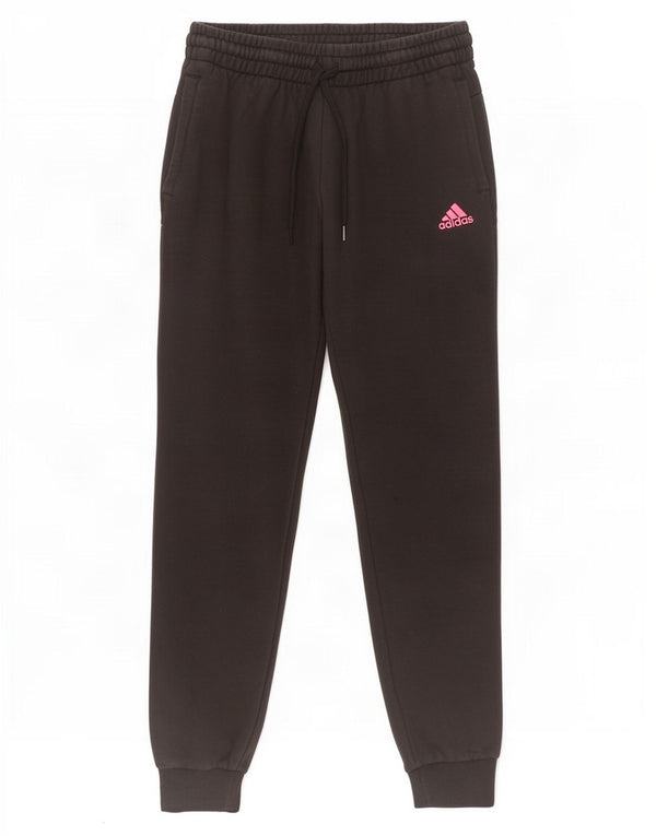 Damskie spodnie dresowe Adidas Graphic Joggers UK 4/6 XS Czarne sportowe