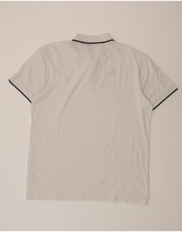 Męska koszulka polo KAPPA 3XL, biała, bawełniana