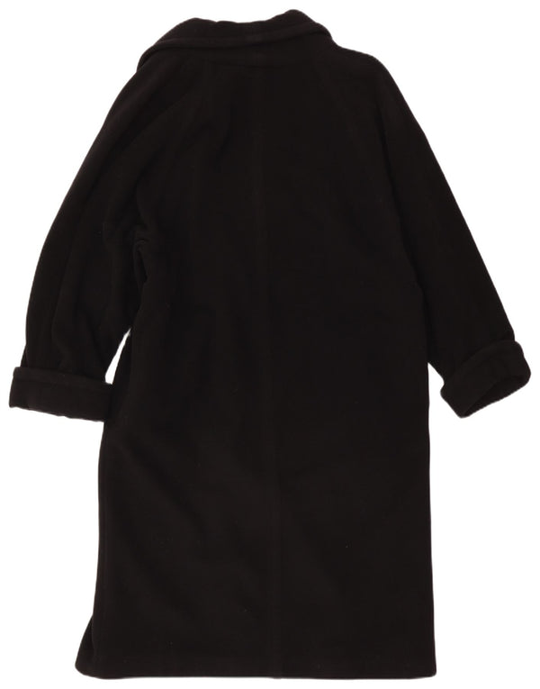 Vintage damski płaszcz z podwójnymi piersiami IT 48 XL czarny