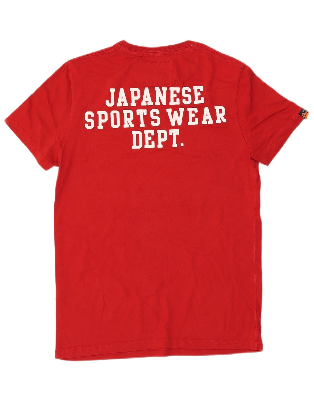 Męski T-shirt Superdry Tigers z grafiką, średni czerwony, bawełniany