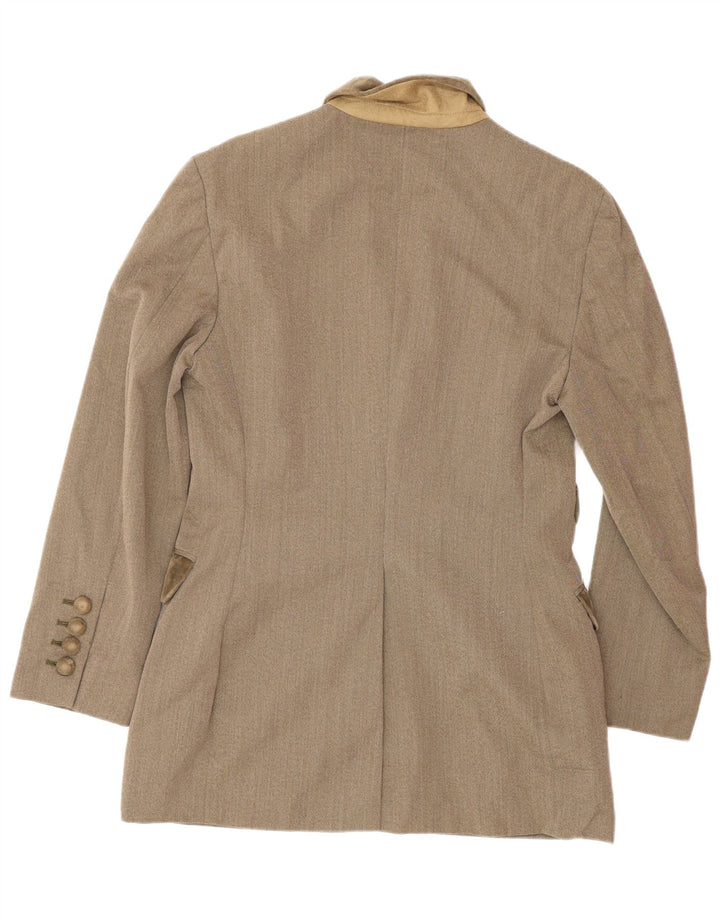 MOSCHINO damski zestaw spódnic zapinanych na 3 guziki i 2 części UK 12 Medium W28 brązowy klasyczny