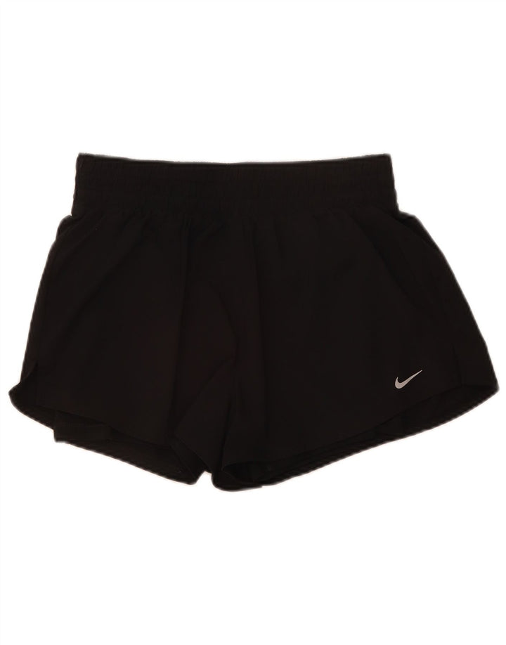 Damskie spodenki sportowe Nike Dri Fit UK 12, średni czarny poliester