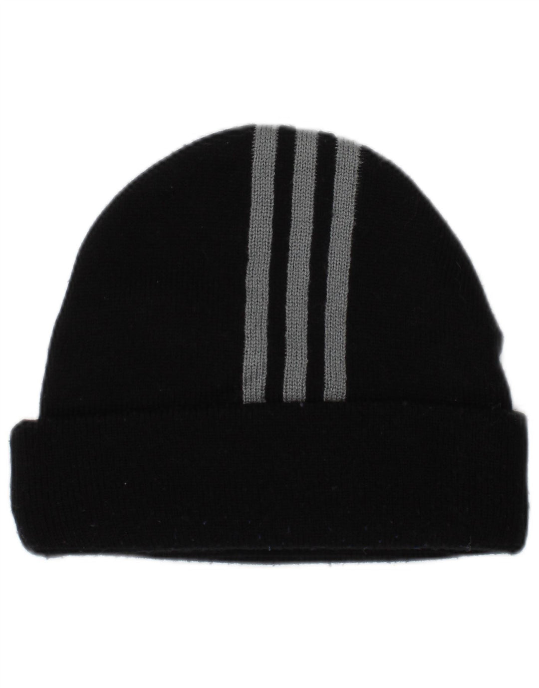 Czapka męska Adidas z dzianiny w jednym rozmiarze, z czarnego poliestru w paski