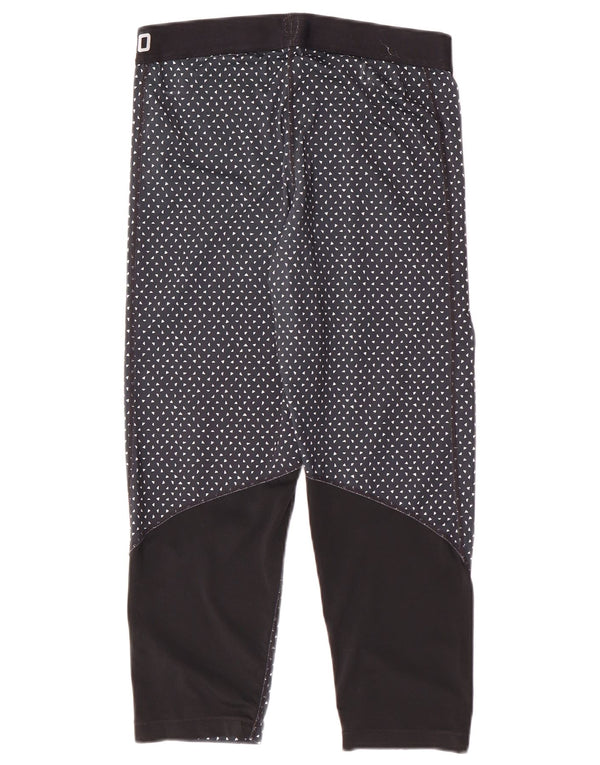 Damskie legginsy Nike Dri Fit Graphic UK 14, duże, granatowe, sportowe w cętki