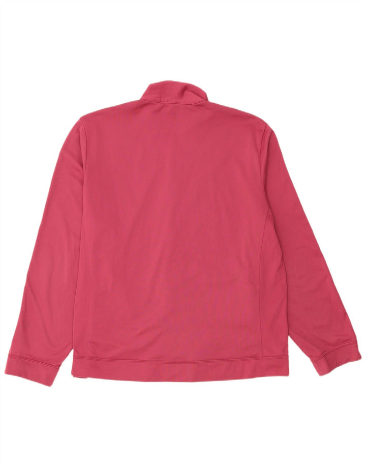Damska kurtka dresowa Champion Easy Fit UK 18 XL, różowa, poliestrowa