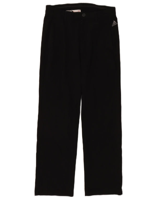 Adidas Chłopięce Proste Spodnie Chino 11-12 Lat Średnie W26 L26 Czarne