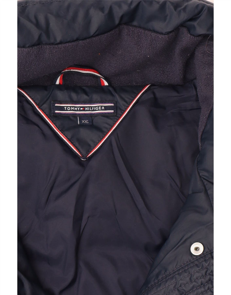 TOMMY HILFIGER Womens Padded Coat UK 20 2XL Navy Blue Vintage Tommy Hilfiger and Second-Hand Tommy Hilfiger from Messina Hembry 