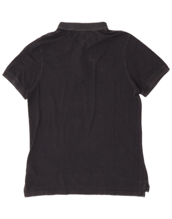 Męska koszulka polo Tommy Hilfiger 2XL, czarna bawełna